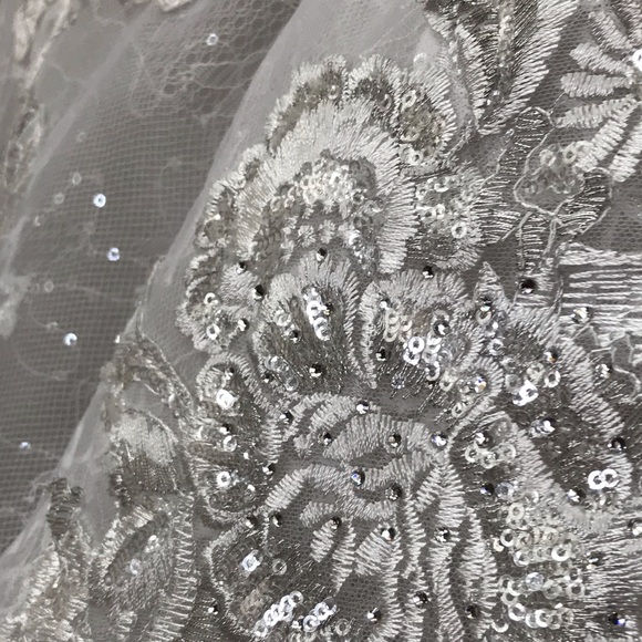 COPY - European princess Ballgown size 8-12 White - Picture 13 of 14